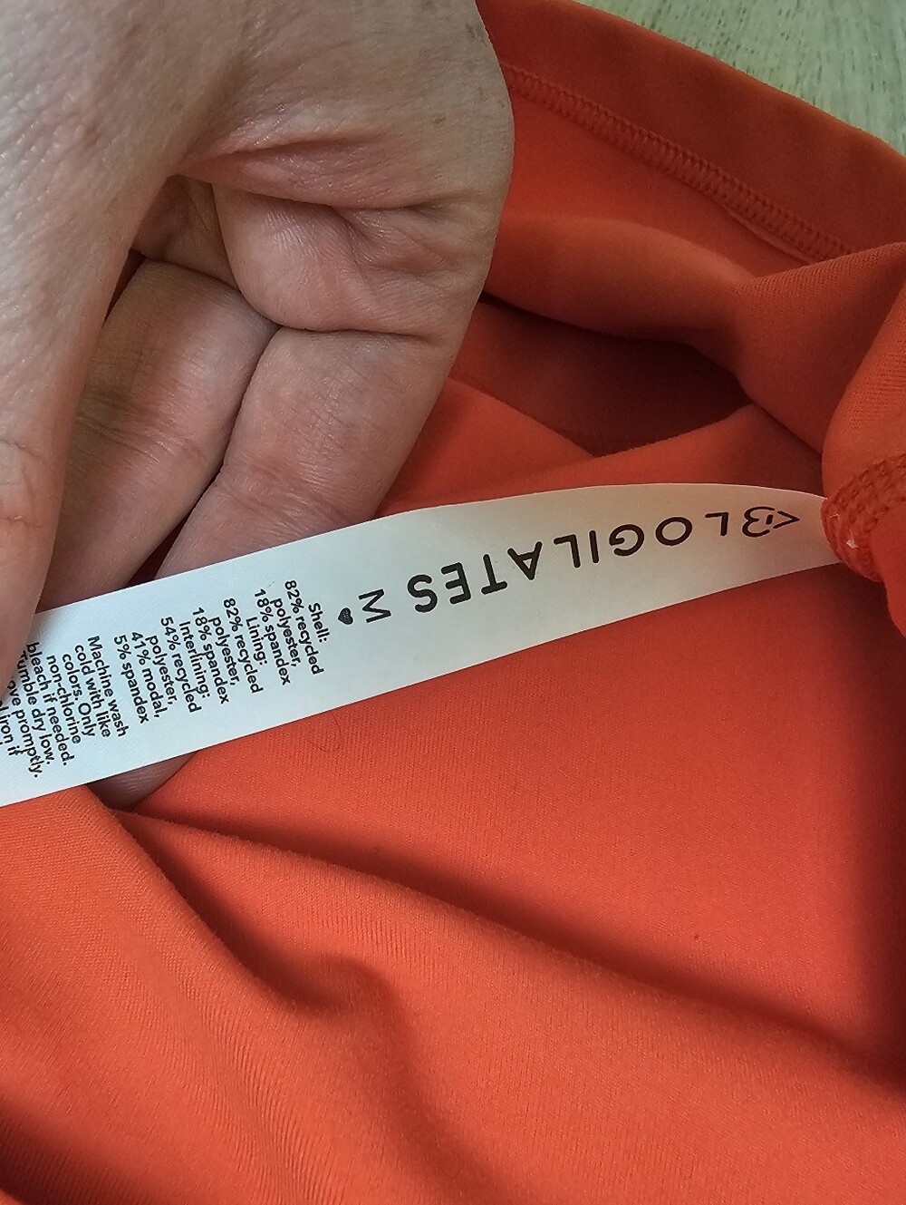 NWOT Blogilates Sweetheart Neck Athletic Top - Picture 3 of 4